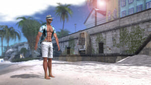 Aedan walking the beaches of Havana
