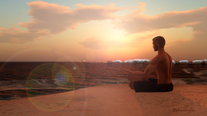 Aedan enjoys the last sunset before he leaves Cuba.